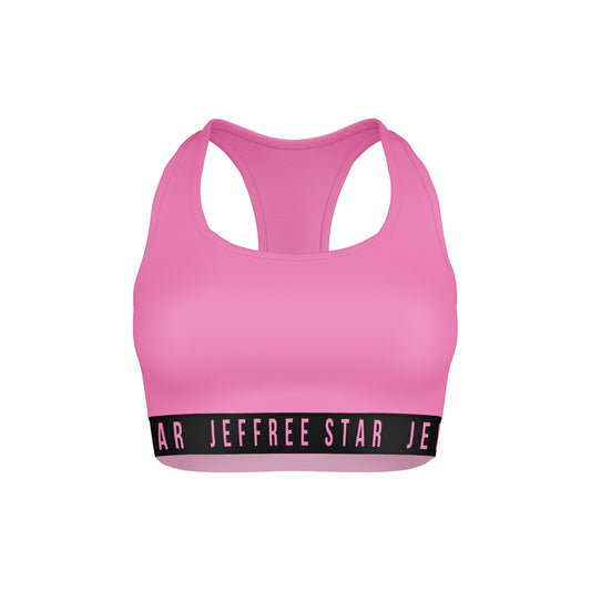 Jeffree Star Pink Sports Bra